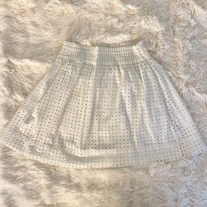 Kate spade dot eyelet mini blaire skirt
